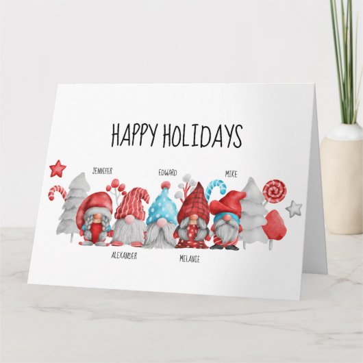 クリスマス格言折り畳みグリーティングカード カード (正面)