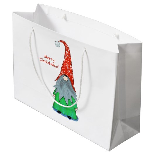 クリスマス格言抱き枕 ラージペーパーバッグ (裏面アングル)