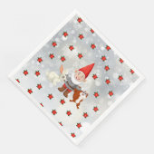 クリスマス格言標準ナプキン (コーナー)