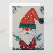 クリスマス格言水カラーカード 招待状 (正面/裏面)