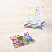 クリスマス格言紙コースター スクエアペーパーコースター (インサイチュ)