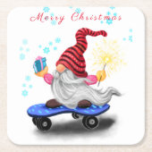 クリスマス格言紙コースター スクエアペーパーコースター (正面)