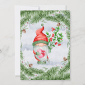 クリスマス格言誕生日パーティーサンキューカード サンキューカード (裏面)