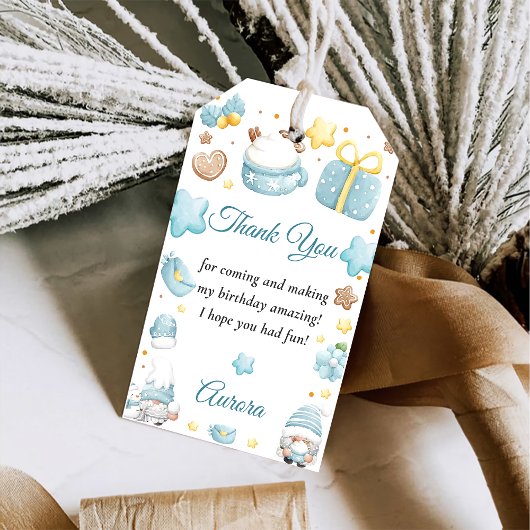 クリスマス格言誕生日パーティー ギフトタグ