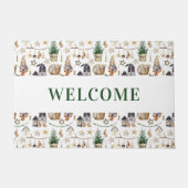 クリスマス格言農家ホーム ドアマット (正面)