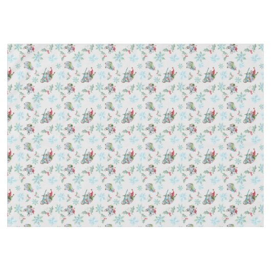 クリスマス格言遊 テーブルクロス (正面(横))