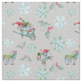 クリスマス格言遊 ファブリック (クローズアップ)