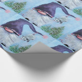 クリスマス格言&オポッサムラッピング紙 ラッピングペーパー (角)