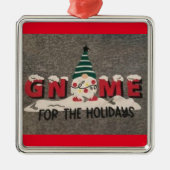 **クリスマス格言**オーナメント メタルオーナメント (正面)