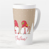 クリスマス格言 カフェラテマグ (右アングル)