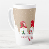 クリスマス格言 カフェラテマグ (左アングル)