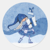 クリスマス格言（ギフトシール付） ラウンドシール (正面)