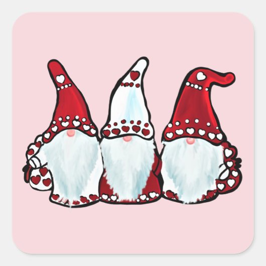 クリスマス格言 スクエアシール (正面)