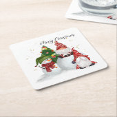 クリスマス格言 スクエアペーパーコースター (アングル)
