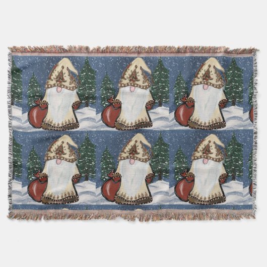 クリスマス格言 スローブランケット (正面)