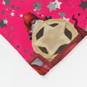 クリスマス格言&ピックアップトラックデザイン – 休日 フリースブランケット (角)