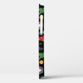 クリスマス格言:フェスティバルのシームレスなパターン Case-Mate iPhoneケース (裏面 / 左)