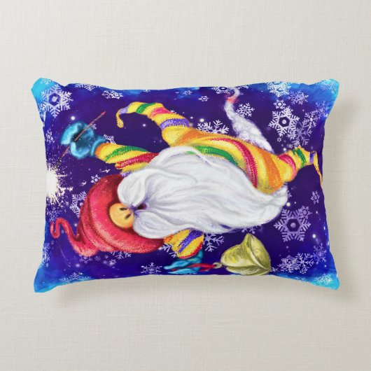 クリスマス格言(ベルズアクセント枕) アクセントクッション (正面)