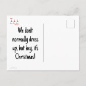 クリスマス格言 ポストカード (裏面)