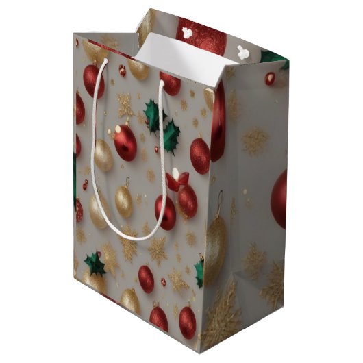 クリスマス格言 ミディアムペーパーバッグ (裏面アングル)