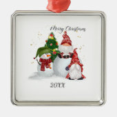 クリスマス格言 メタルオーナメント (正面)