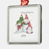 クリスマス格言 メタルオーナメント (左)