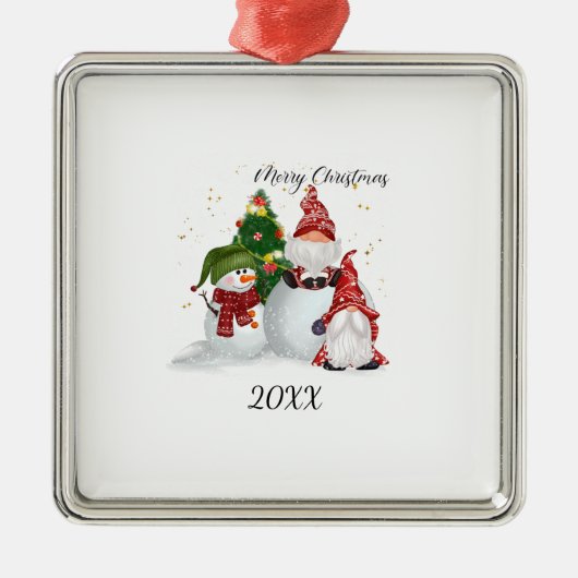 クリスマス格言 メタルオーナメント (正面)