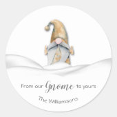 クリスマス格言 ラウンドシール (正面)