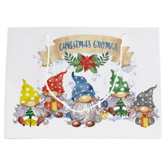 クリスマス格言 ラージペーパーバッグ (正面)