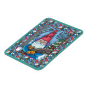 クリスマス格言、リス、ウッドペッカー&（鳥）ショウジョウコウカンチョウ マグネット (左側)