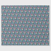 クリスマス格言、リス、ウッドペッカー&（鳥）ショウジョウコウカンチョウ ラッピングペーパー (フラット)