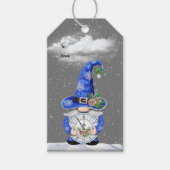 クリスマス格言（時計あり） ギフトタグ (正面)