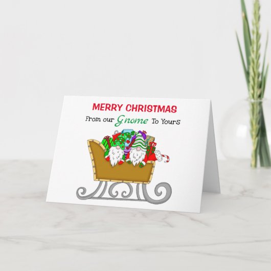 クリスマス格言 |私たちの格言からYours Holidayまで カード (正面)