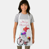 クリスマス格言(自転車とギフトエプロン付) エプロン (インサイチュ)