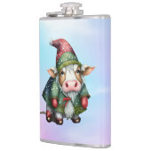 クリスマス格言Cow-83456 フラスク (左)