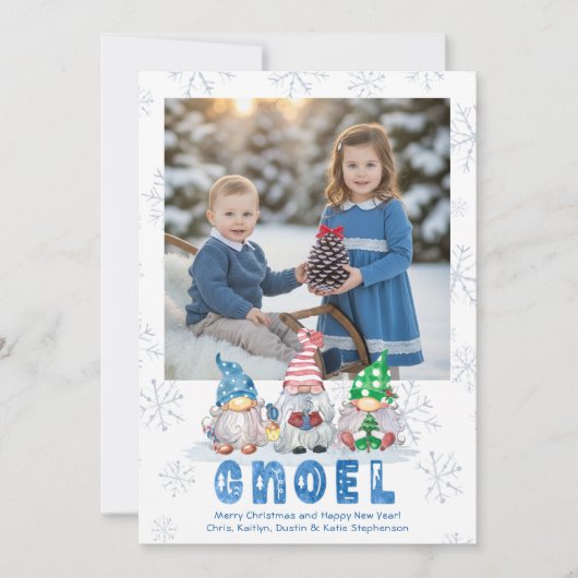 クリスマス格言GNOELグリーティングワンフォト シーズンカード (正面)