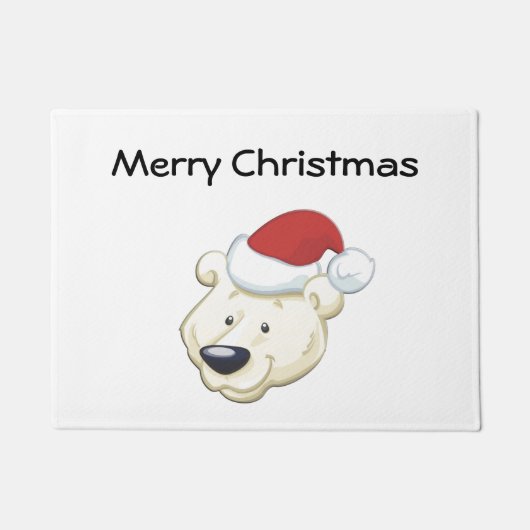 クリスマス極楽のクリスマス ドアマット (正面)