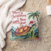 クリスマス楽園の亀 クッション (ブランケット)