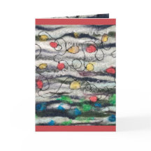 クリスマス標準、5" x 7"折り畳みグリーティングカード