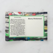 クリスマス標準、5" x 7"折り畳みグリーティングカード カード (内部)