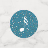 クリスマス歌手のグループミュージシャン雪の星 コンフェッティ (スモール正面)