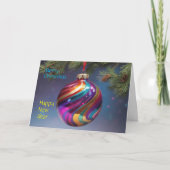 クリスマス正月折りグリーティングカード カード (正面)