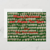 クリスマス歯科医歯科矯正医歯科衛生士 シーズンポストカード (正面/裏面)