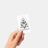 クリスマス歯科用ツリー歯科Oh歯列歯 バッジ (手持ち)