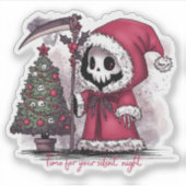 クリスマス死神 シール (正面)