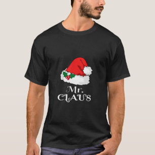 クリスマス氏クロースマッチングパジャマメンズサンタハット Tシャツ
