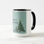 クリスマス気分が晴れる マグカップ (正面右)