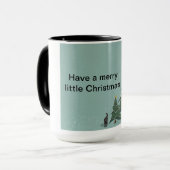 クリスマス気分が晴れる マグカップ (正面左)