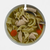 クリスマス気分が晴れる メタルオーナメント (正面)