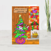 クリスマス気分が良い カード (正面)